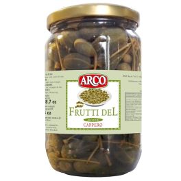 Câpres avec tige au vinaigre d'Arco 1 Kg