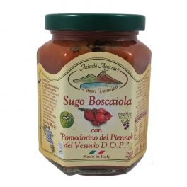 Boscaiola sauce with Piennolo tomato DOP