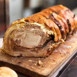 Cochinillo asado con especias – Porchetta di Ariccia D.O.P. 250g